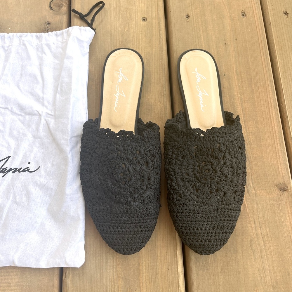 Isa Tapia Macrame Mule